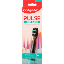 Photo of Colgate Pulse Deep Clean Replacement Brush Heads 4 Pack