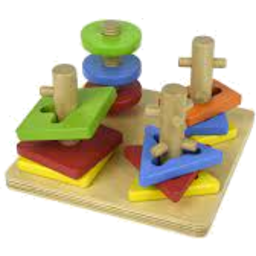 Photo of Wooden Game Stacking Shape*