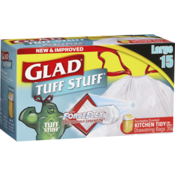 Photo of Glad Kitchen Tidy Tuff Stuff Bags Large