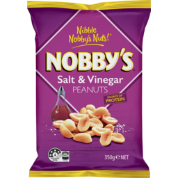 Photo of Nobby's Salt & Vinegar Peanuts 350g 350g