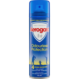 Photo of Aerogard Odourless Low Irritant Insect Repellent Aerosol 150g