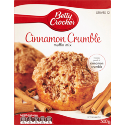 Photo of Cake Mix, Betty Crocker Cinnamon Crumble Muffins 500 gm
