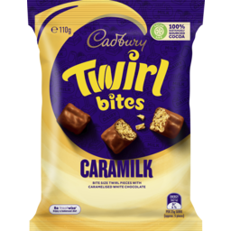 Photo of Cad Twirl Caramilk Bites 110gm