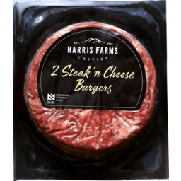 Photo of Harris Farms Patties Steak & Cheese 2 Pack