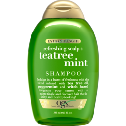 Photo of Ogx Teatree Mint Extra Strength Shampoo 385ml
