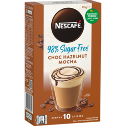 Photo of Nescafe 98% S/F Choc Hazelnut Mocha Coffee Sachets 10pk