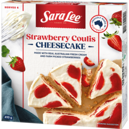 Photo of Sara Lee Strawberry Coulis Cheesecake