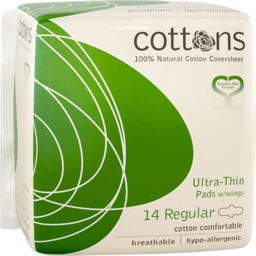 Photo of Cottons Napkins Ultra Thin Wings Regular