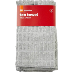 Photo of Essentials Tea Towels Microfibre 5 Pack