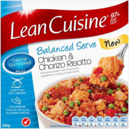 Photo of Lean Cuisine Balanced Serve Chicken & Chorizo Risotto 280gm