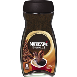 Photo of Nescafe Blend 43 Instant Coffee 250g Jar 43g