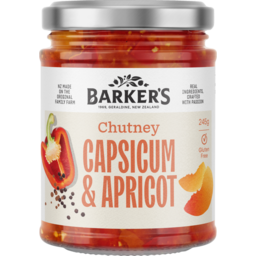 Photo of Barkers Chutney Capsicum & Apricot 245g
