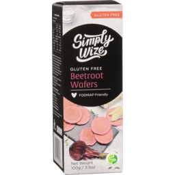 Photo of S/Wize Gf Beetroot Wafers 100gm