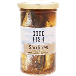 Photo of Good Fish - Sardines In Olive Oil Glass Jar 195g