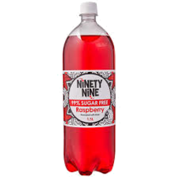 Photo of Ninety Nine 99% Sugar Free Raspberry 1.5L
