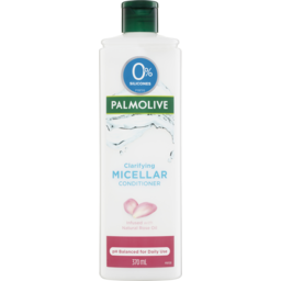 Photo of Palmolive Micellar Hair Conditioner, , Clarifying, Infused With Natural Rose Oil, No Silicones, Ph Balanced 370ml