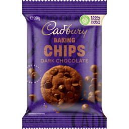 Photo of Cadbury Dark Chocolate Baking Chips 200g