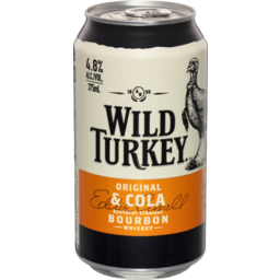Photo of Wild Turkey Bourbon & Cola Can 375ml