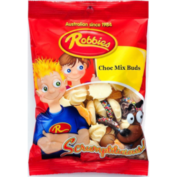 Photo of Robbies Choc Mix Buds Bag 130gm