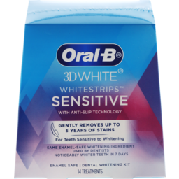 Photo of Oral-B Manual Oral-B 3d White Sensitive 2.5% Whitestrips 14ct
