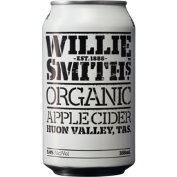 Photo of Willie Smiths Organic Apple Cider 355mL 4 Pack