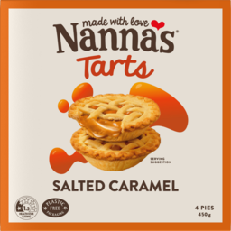 Photo of Nannas Salted Caramel Tarts 4 Pack