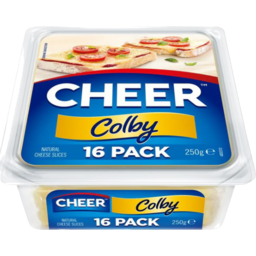Photo of Cheer Cheese Colby Slices 250gm
