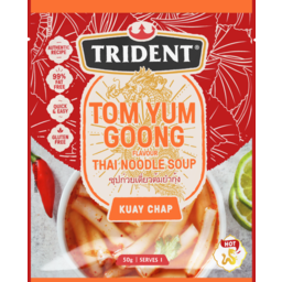 Photo of Trident Tom Yum Goong Flavour Thai Noodle Soup 50gm