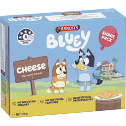 Photo of Arn Bluey Snacks Cheese S/Box 150gm