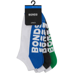 Photo of Bonds Socks Low Cut Mens 6-10 3pk