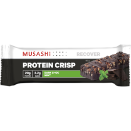 Photo of Musashi Recover Protein Crisp Dark Choc Mint Bar 60g