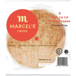 Photo of Marcels Ooh Lala Plain Crepes Gluten Free 6 Pack