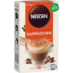 Photo of Coffee, Nescafe Cafe Menu Coffee Sachets, Cappuccino 10-pack