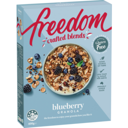 Photo of Freedom Crafted Blends Blueberry Granola