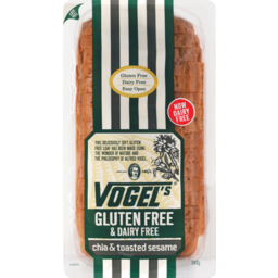 Photo of Vogels Bread Gluten & Dairy Free Chia & Toasted Sesame 580g