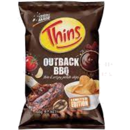 Photo of Thins Chip Outback BBQ 150gm