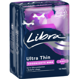 Photo of Libra Ultra Thin Pads Goodnights 10