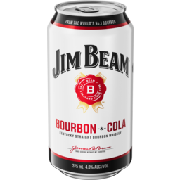 Photo of Jim Beam White Label & Cola 375ml Can