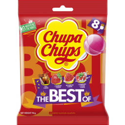 Photo of Chupa Chups The Best Of Lollipops Share Bag 8piece 96g