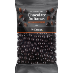 Photo of Drakes Dark Chocolate Sultanas