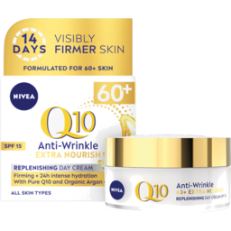 Photo of Nivea Q10 Anti-Wrinkle + Replenishing Mature Day Cream Spf15 50ml