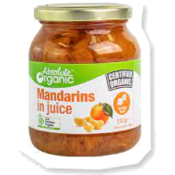 Photo of Absolute Organic Mandarins In Juice 350g