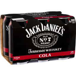 Photo of Jack Daniel's & Cola 6 Pack 375ml 375ml