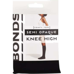 Photo of Bonds Comfy Tops Semi Opaque Knee High Black (L79582)