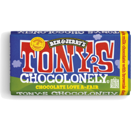 Photo of Tony's Chocolonely Dark Milk Chocolate With Brownie