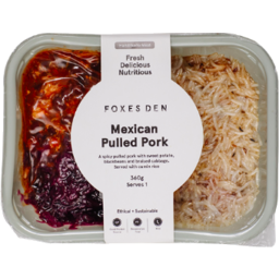 Photo of Foxes Den Mexican Pulled Pork 360g