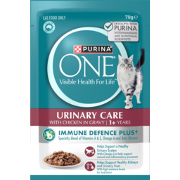 Photo of Purina One Urinary Care 1+ Years Chicken In Gravy Cat Food Pouch