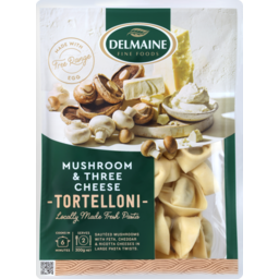 Photo of Delmaine Pasta Tortelloni Mushroom & Three Cheese 300g