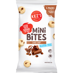 Photo of Kezs Kitchen Choc Chip Mini Bites Gluten Free 5 Pack 125g
