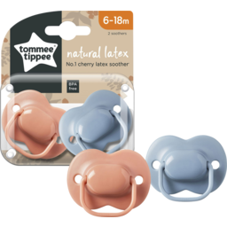 Photo of Tommee Tippee Cherry Latex Soother 2 X 6m